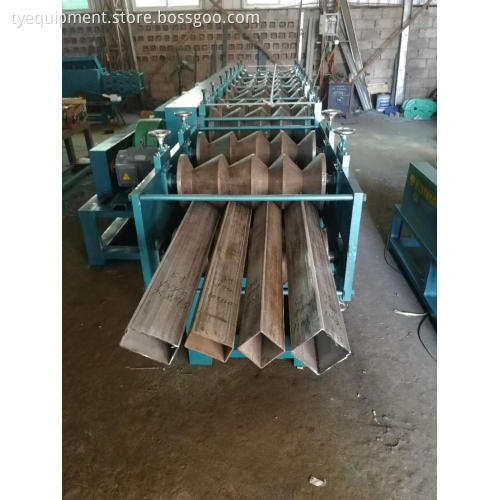 Round Pipe Into Square Pipe Forming Line-Off Line